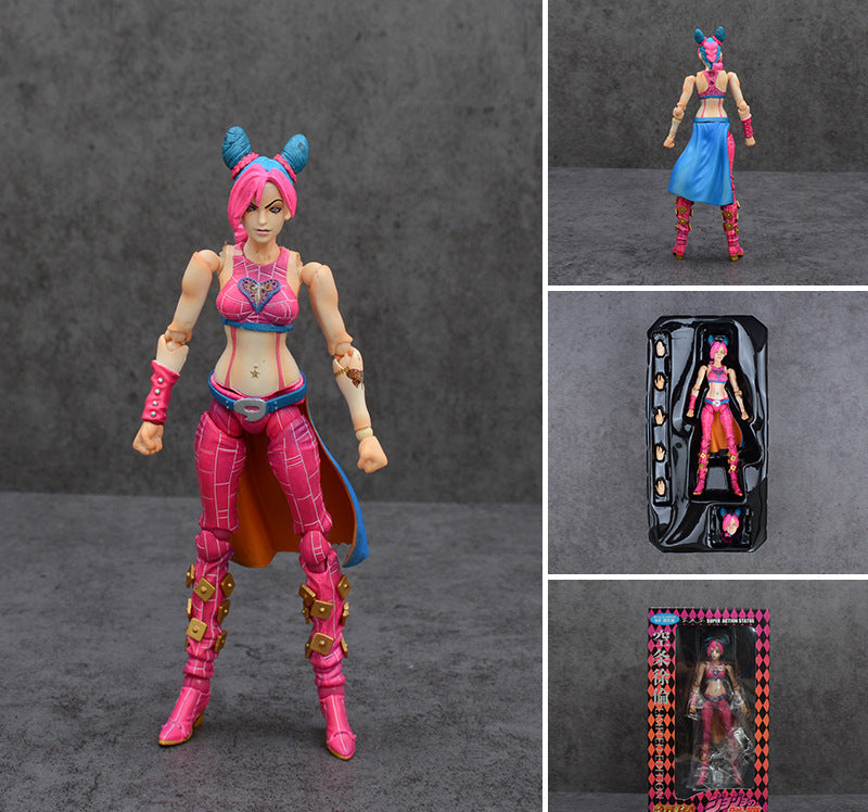 JoJos Bizarre Adventure (Multiple Characters/MOVABLE) | 7-Inch PVC Action Figures |