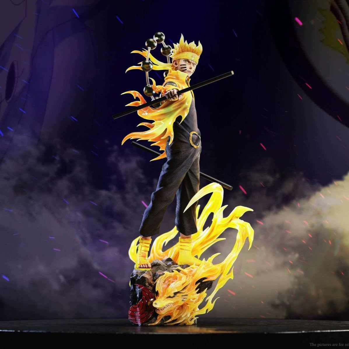 14.8-Inch Naruto&Sasuke: SixPaths Showdown Model Statue | NarutoShippuden | Premium PVC Collectible (8.23lbs)