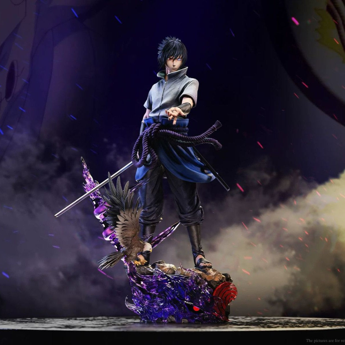 14.8-Inch Naruto&Sasuke: SixPaths Showdown Model Statue | NarutoShippuden | Premium PVC Collectible (8.23lbs)