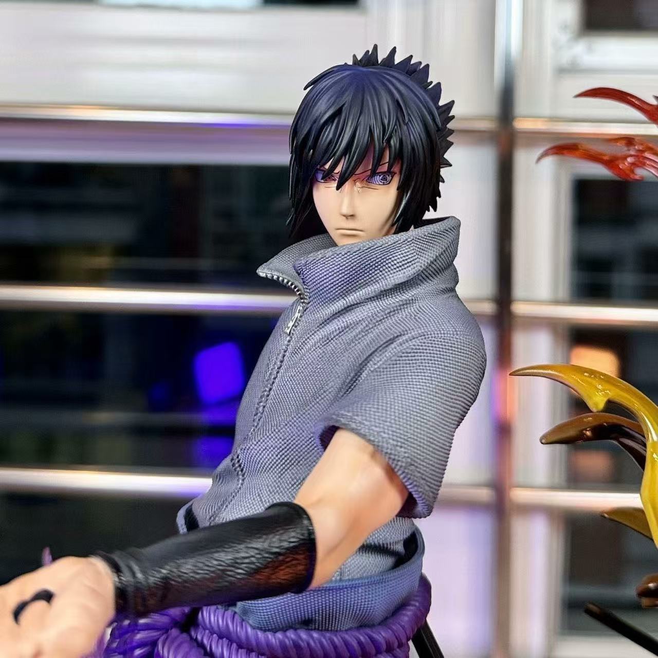 14.8-Inch Naruto&Sasuke: SixPaths Showdown Model Statue | NarutoShippuden | Premium PVC Collectible (8.23lbs)