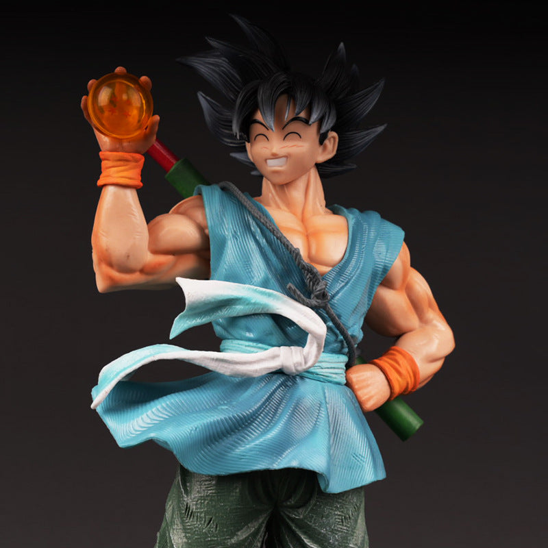 Goku (Happy) | 16.5-Inch PVC Statue | Dragon Ball | (5.5 lbs)