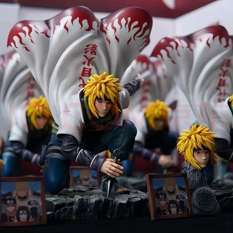Minato Namikaze Fourth Hokage | 9-Inch PVC Statue | Naruto Shippuden | (1.7 lbs)