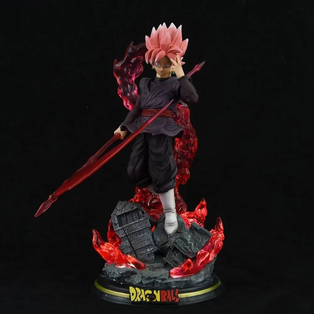 Goku Black Rose | 11-Inch PVC Light Up Statue | Dragon Ball Super | (1.7 lbs)