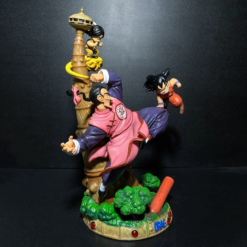Son Goku vs Tao Pai Pai | 11-Inch PVC Statue | Dragon Ball