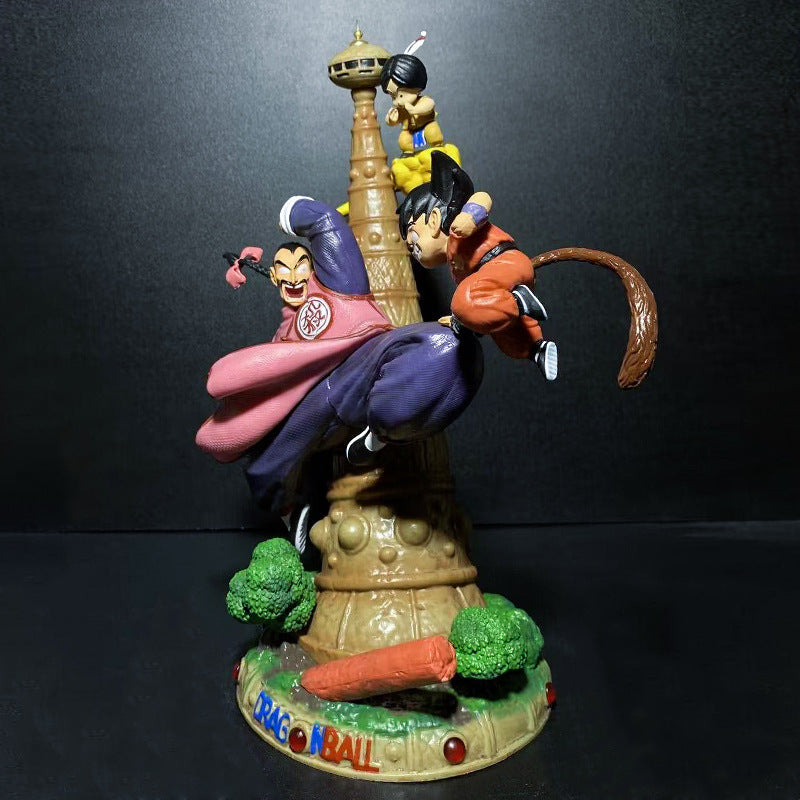 Son Goku vs Tao Pai Pai | 11-Inch PVC Statue | Dragon Ball