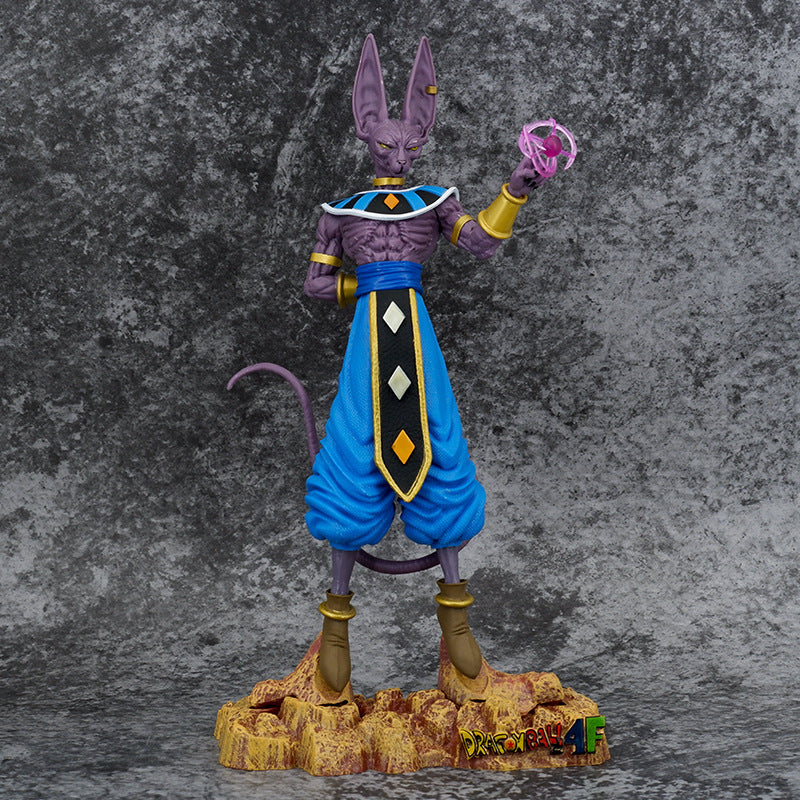 11.8-Inch Beerus God of Destruction  | DragonBallSuper | Handmade PVC Statue | Collectors Display