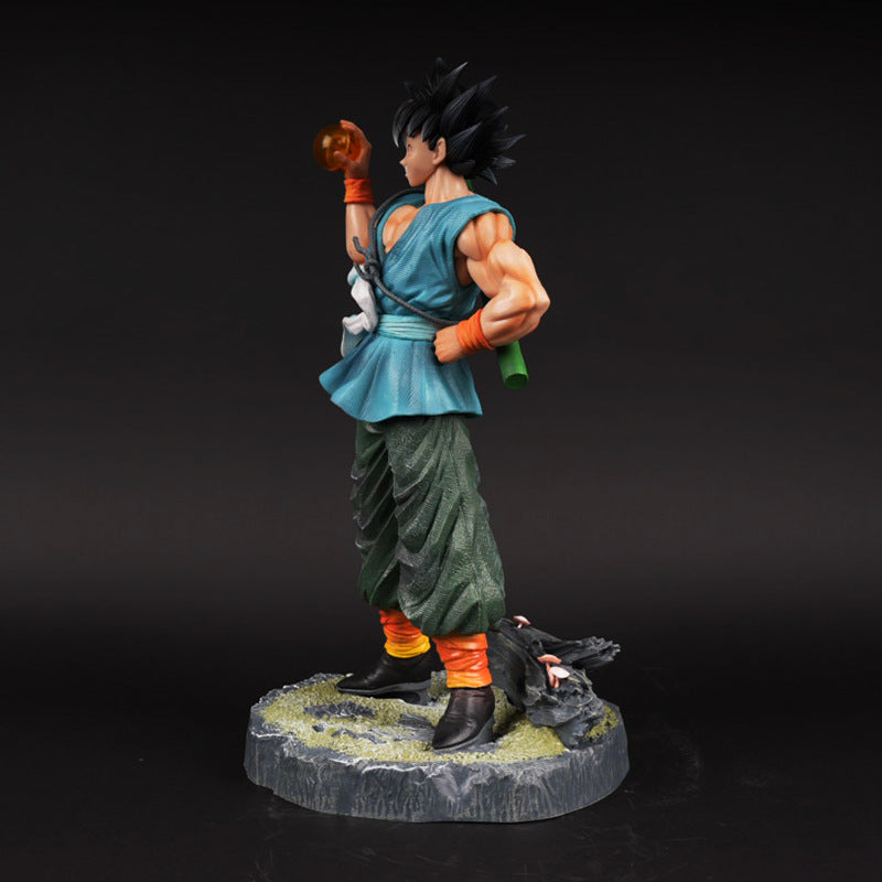 Goku (Happy) | 16.5-Inch PVC Statue | Dragon Ball | (5.5 lbs)