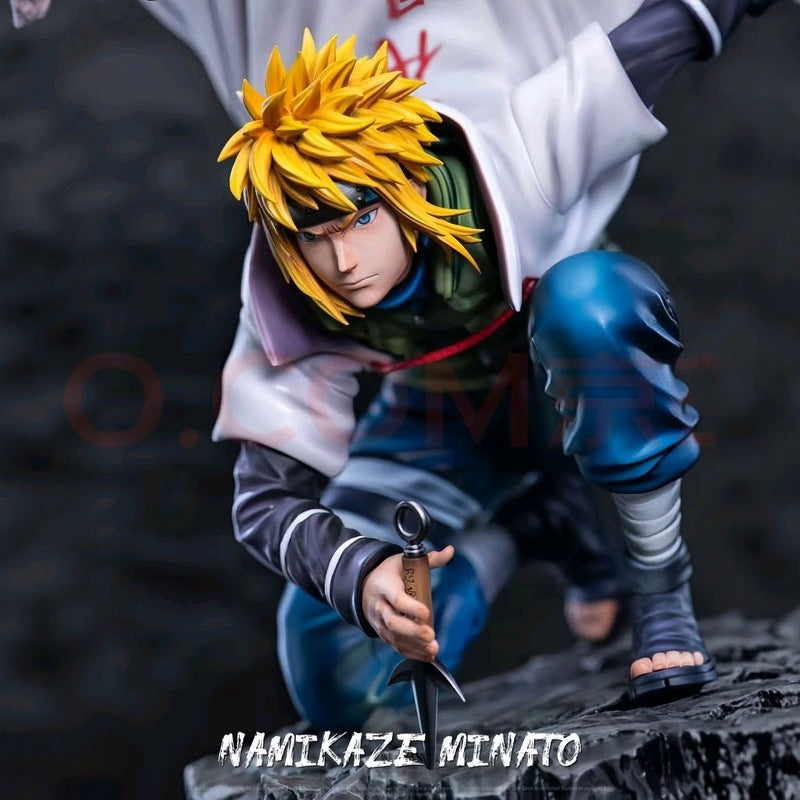 Minato Namikaze Fourth Hokage | 9-Inch PVC Statue | Naruto Shippuden | (1.7 lbs)