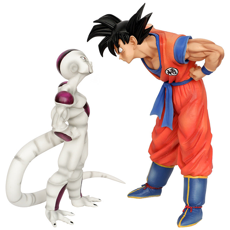 Goku + Frieza | 9 & 7-Inch PVC Set | Dragon Ball Z | (1.65 lbs)