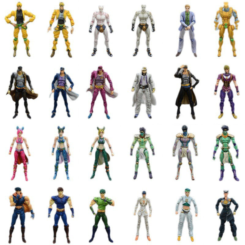 JoJos Bizarre Adventure (Multiple Characters/MOVABLE) | 7-Inch PVC Action Figures |
