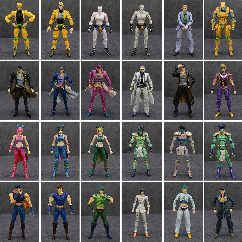 JoJos Bizarre Adventure (Multiple Characters/MOVABLE) | 7-Inch PVC Action Figures |