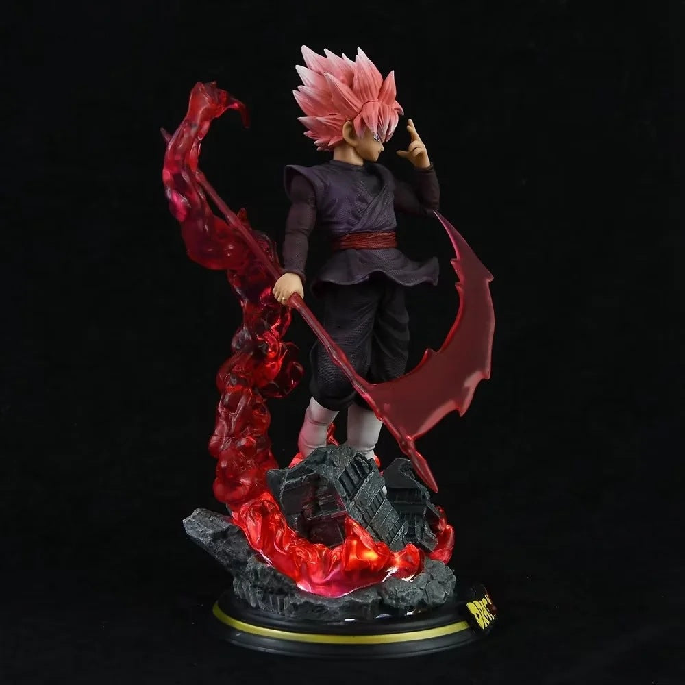 Goku Black Rose | 11-Inch PVC Light Up Statue | Dragon Ball Super | (1.7 lbs)
