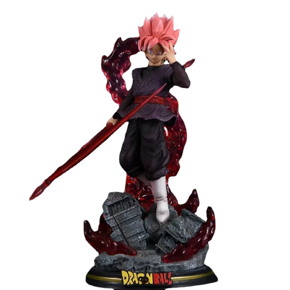 Goku Black Rose | 11-Inch PVC Light Up Statue | Dragon Ball Super | (1.7 lbs)