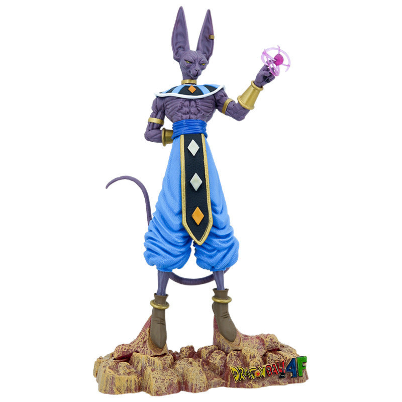 11.8-Inch Beerus God of Destruction  | DragonBallSuper | Handmade PVC Statue | Collectors Display