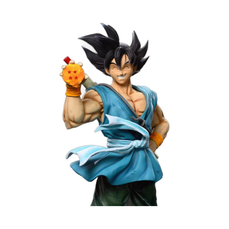 Goku (Happy) | 16.5-Inch PVC Statue | Dragon Ball | (5.5 lbs)