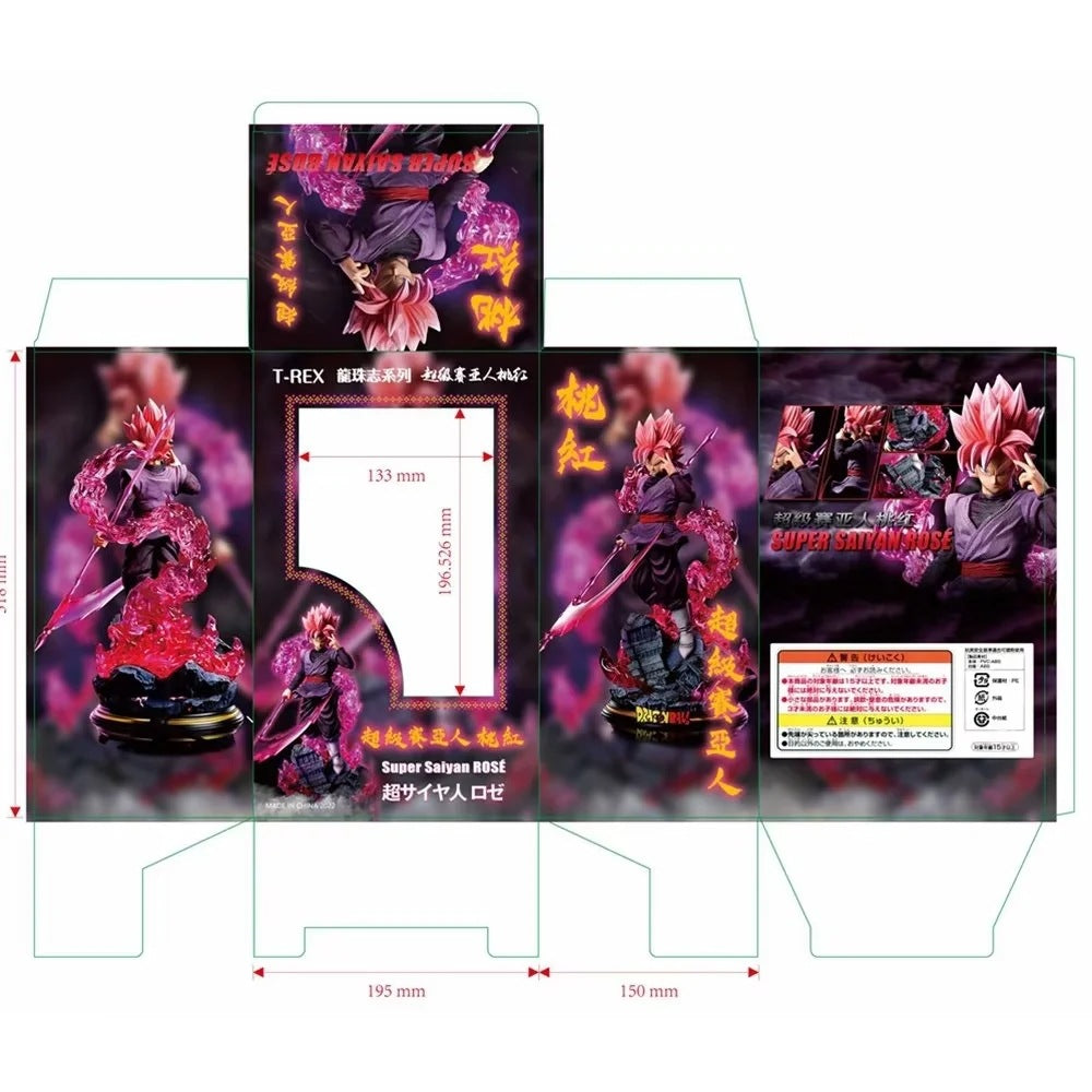 Goku Black Rose | 11-Inch PVC Light Up Statue | Dragon Ball Super | (1.7 lbs)