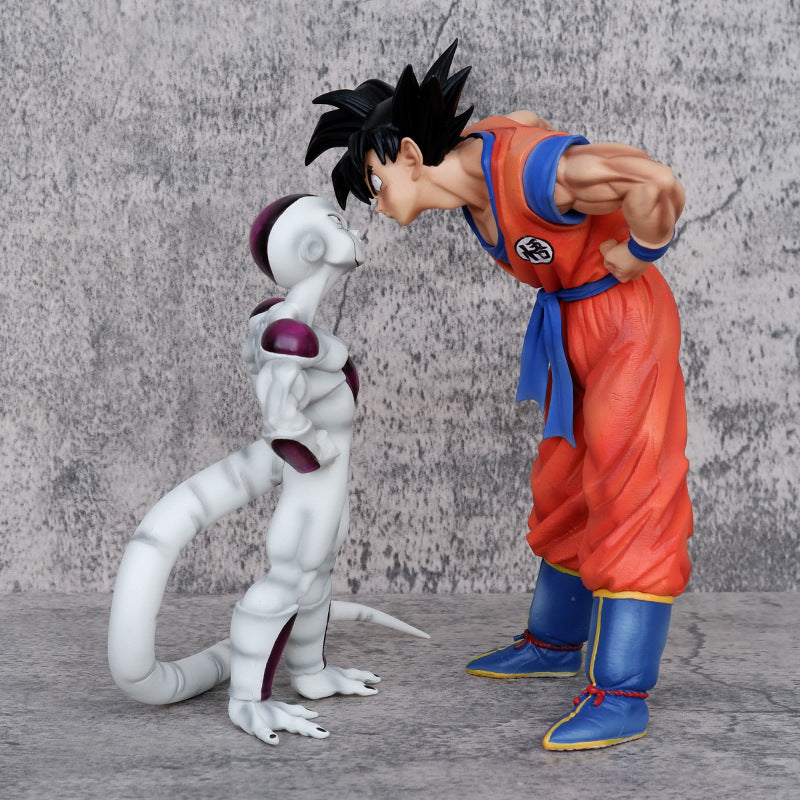 Goku + Frieza | 9 & 7-Inch PVC Set | Dragon Ball Z | (1.65 lbs)