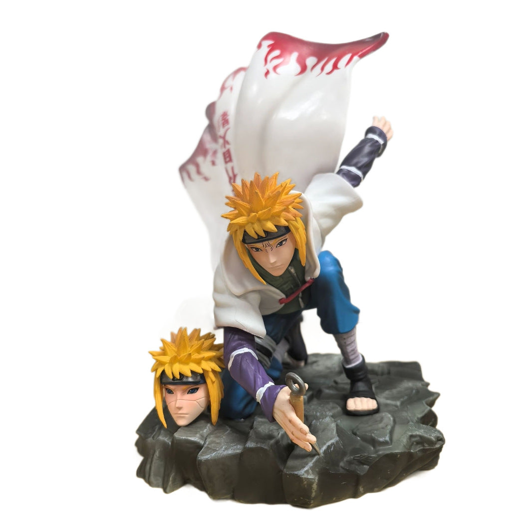 Minato Namikaze Fourth Hokage | 9-Inch PVC Statue | Naruto Shippuden | (1.7 lbs)