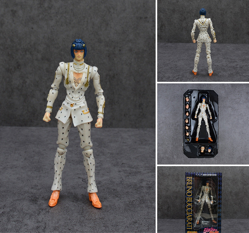 JoJos Bizarre Adventure (Multiple Characters/MOVABLE) | 7-Inch PVC Action Figures |